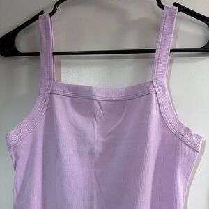 Old Navy Lavender Ribbed Tank Top